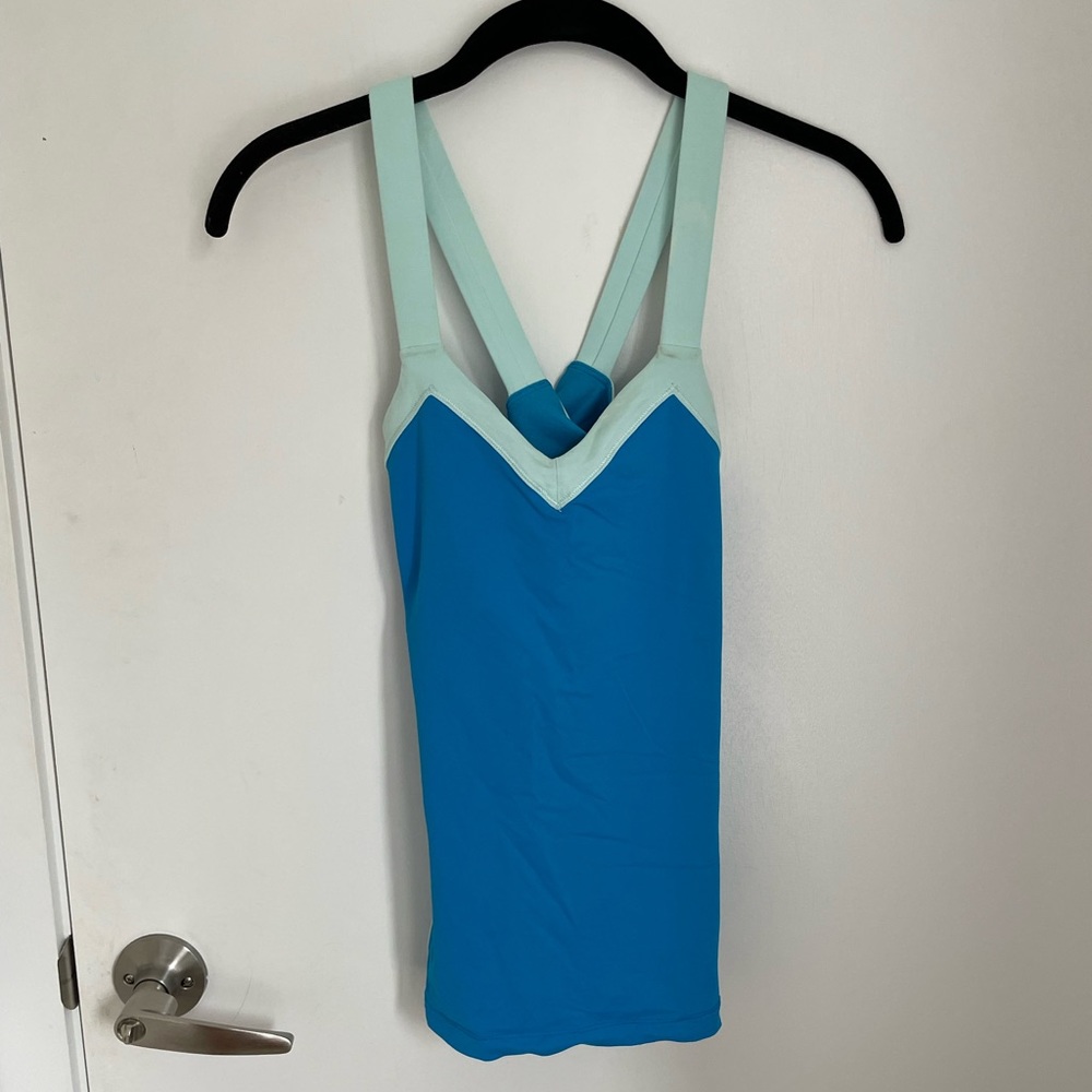 Lululemon Blue workout top